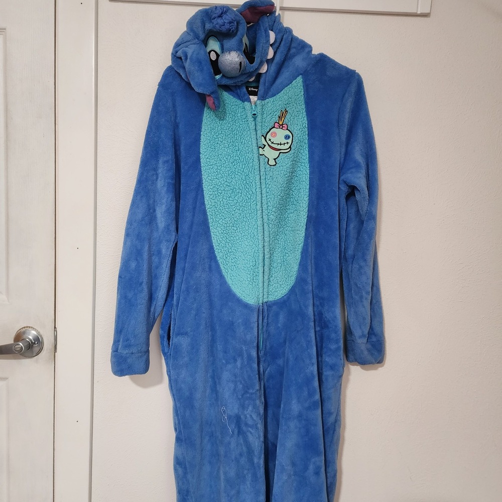 Disney Stitch Sleepwear One Piece Large (13-14) Comfy
